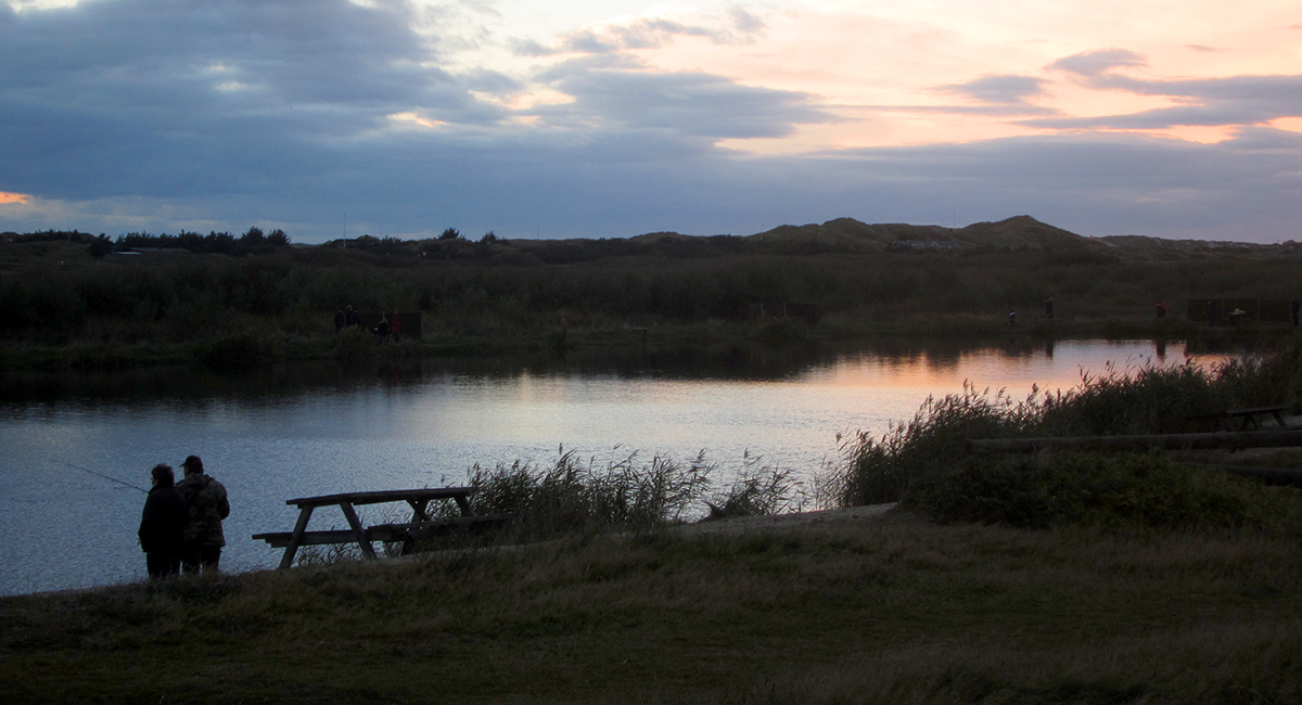 Angeln am Put & Take See in Lodbjerg Hede