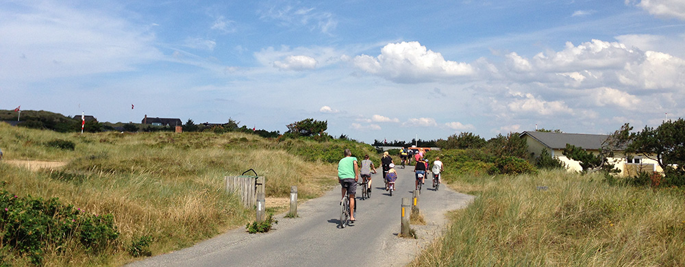 Radfahren an der Nordsee