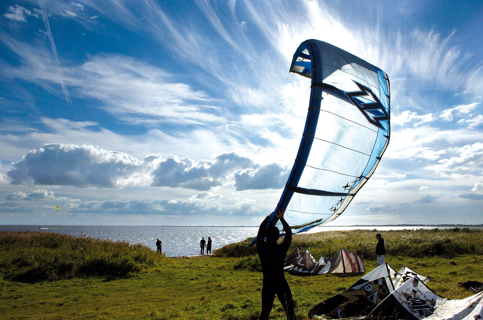 Kitesurfen am Ringköbing Fjord