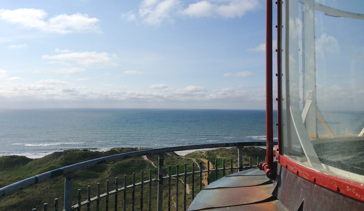 Auf dem Lyngvig Leuchtturm