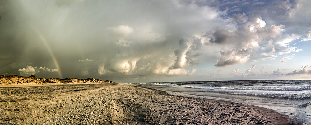 Regenbogen über der Nordsee