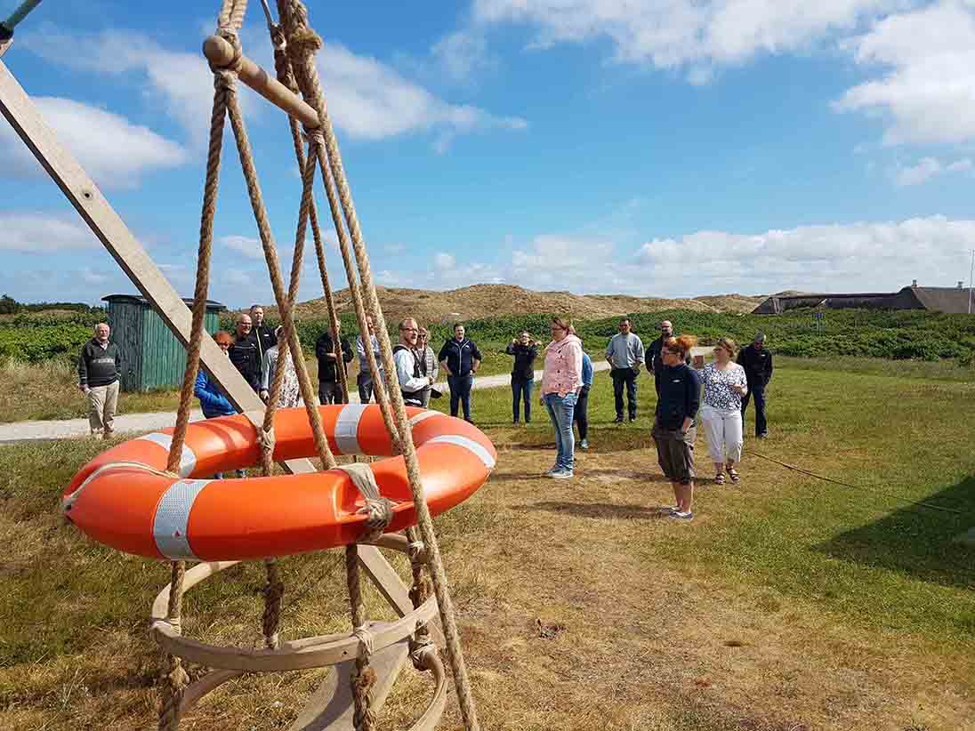 Historische Rettungsübung in Abelines Gaard