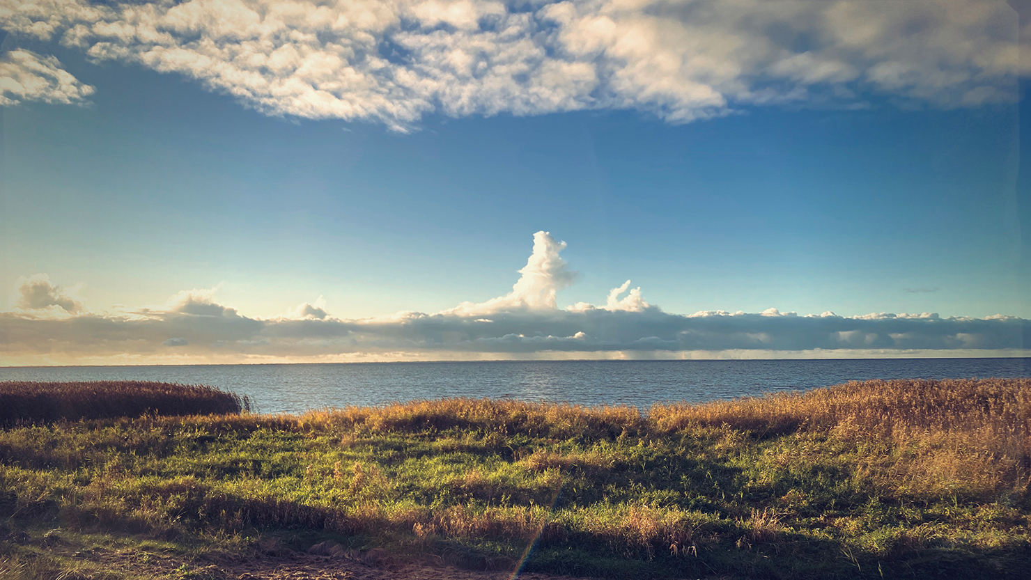 Wolken über dem Ringkobing Fjord