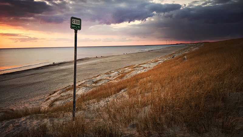 Herrliche Sonnenuntergänge in Dänemark an der Nordsee