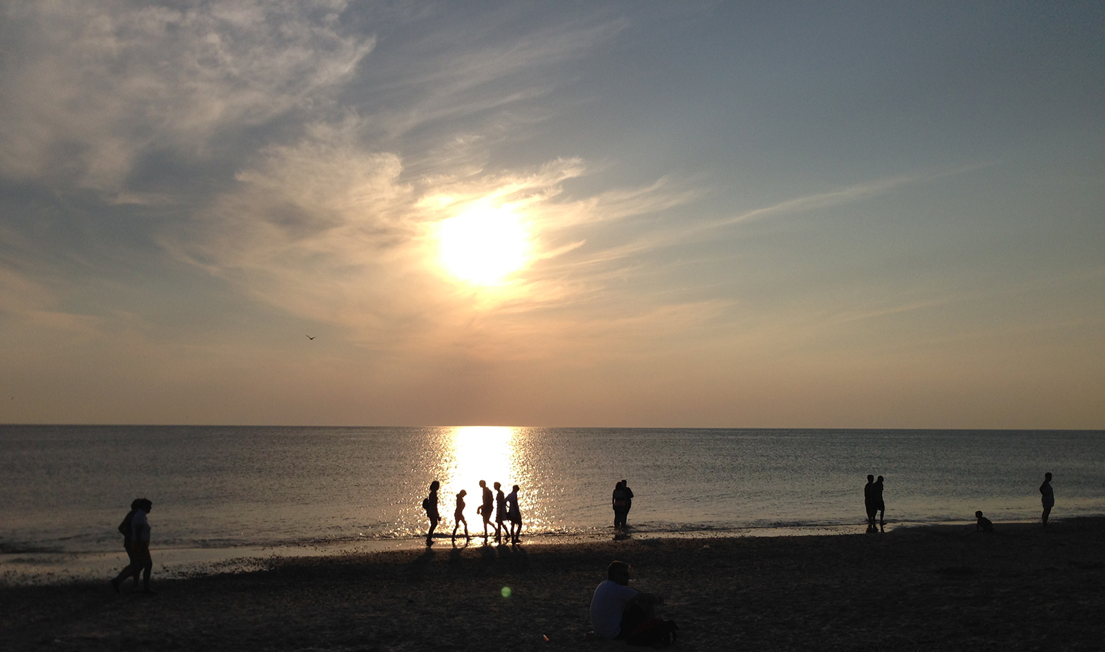 Sonnenuntergang an der Nordsee