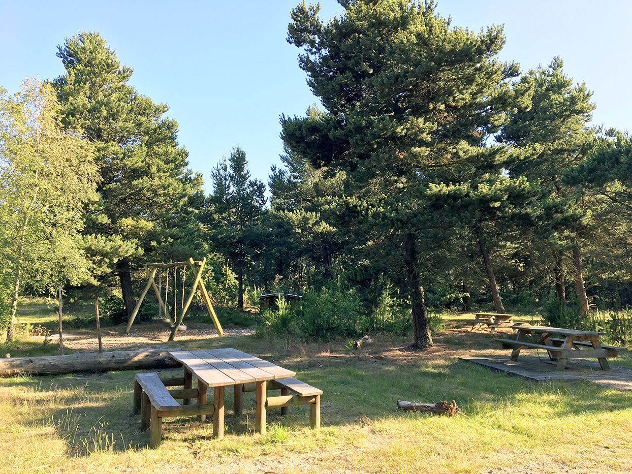 Waldspielplatz in Norhede am Nissum Fjord