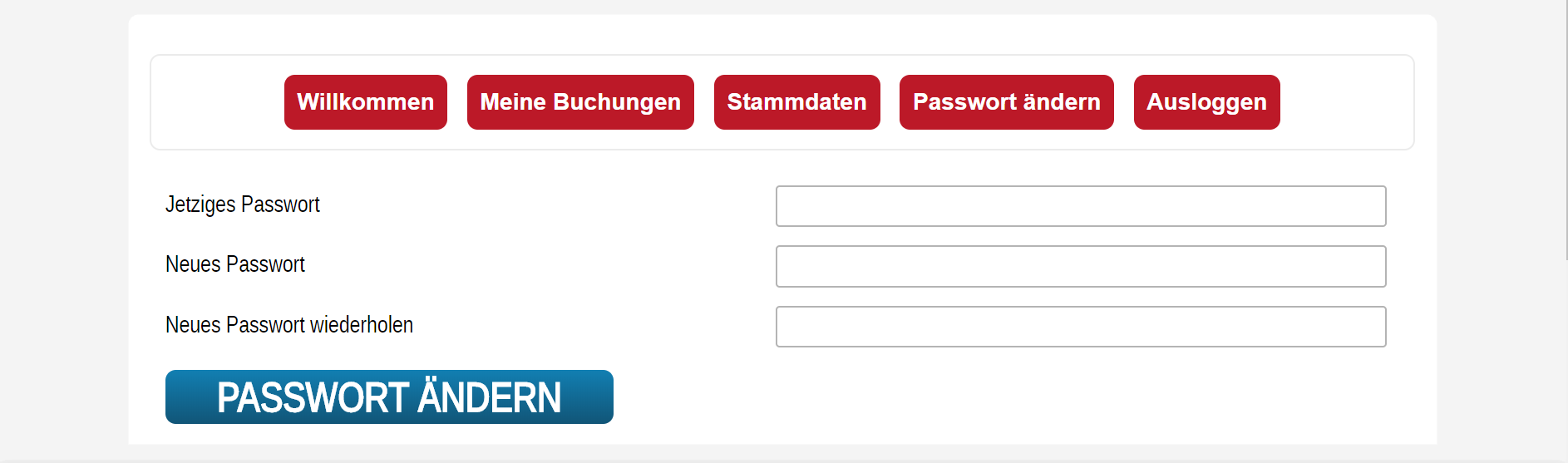 DanWest Login Passwort ändern