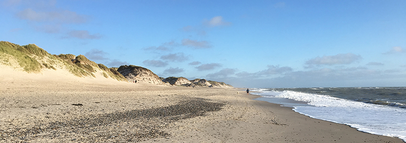 Badestrände an der Nordsee bei Nr Fjand