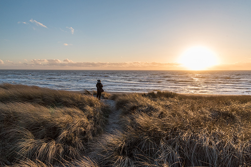 Sonnenuntergang an der Nordsee