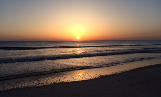 Sonnenuntergang am Holmsland Kllit