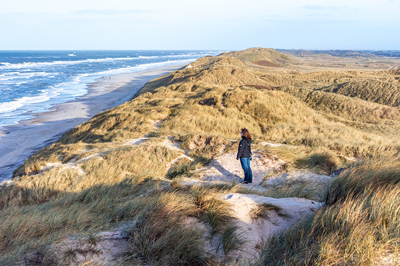 Weitblick an der dänischen Nordsee